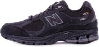 New Balance Zwarte Sneakers met Mesh en Suède Black Heren