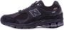 New Balance Zwarte Sneakers met Mesh en Suède Black Heren - Thumbnail 1