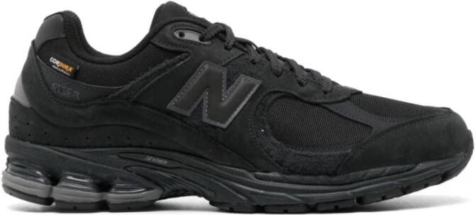 New Balance Zwarte Sneakers met Mesh en Suède Black Heren