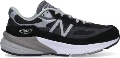 New Balance 990v6 Sneaker Premium Suede en Mesh Black