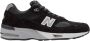 New Balance UK-gemaakt 991v1 Zwart met Zilveren Schoen Black Heren - Thumbnail 6