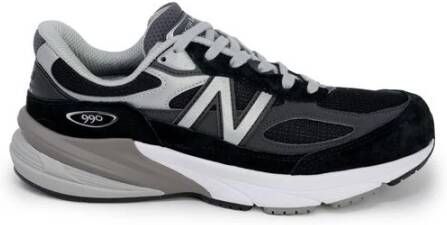 New Balance Zwarte sneakers met performance-geïnspireerd design Zwart Heren