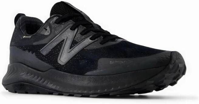 New Balance Zwarte Veterschoenen met Print voor Mannen Black Heren