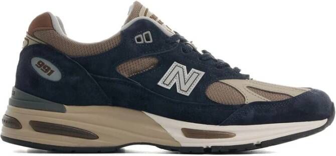 New Balance Mesh & Suede Leren Sneakers Multicolor Heren