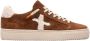 Newlab Bruin Suède Witte Bont Sneaker Brown Heren - Thumbnail 1