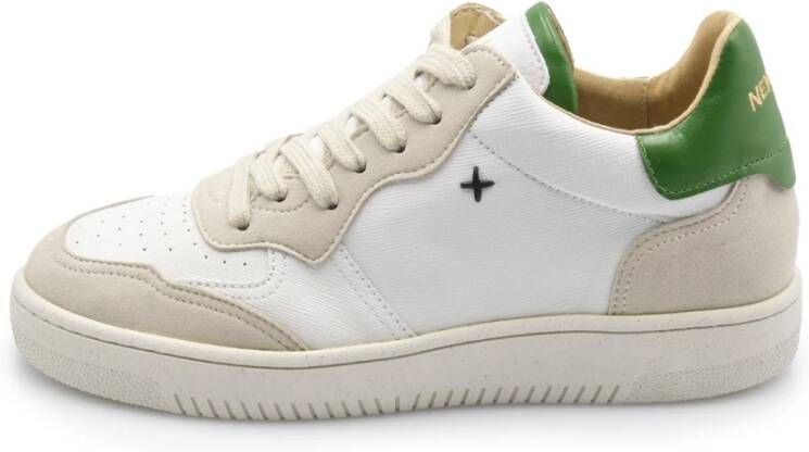 Newlab Witte Groene Sneaker oor Heren White Heren