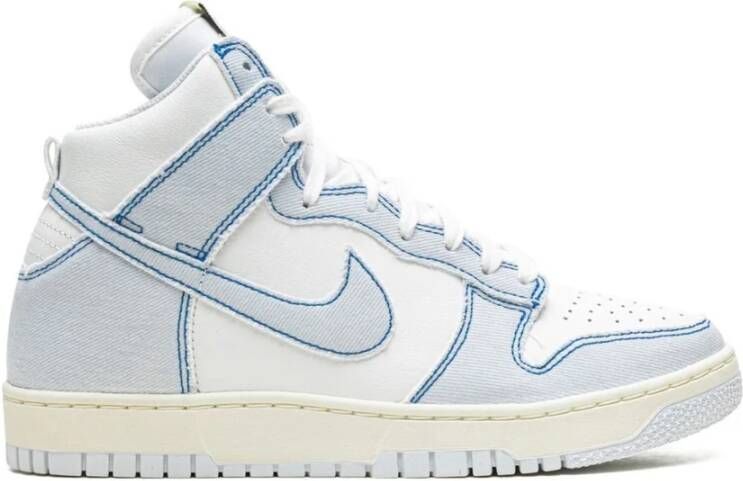 Nike 1985 Blauw Denim Hoge Top Sneakers White Heren