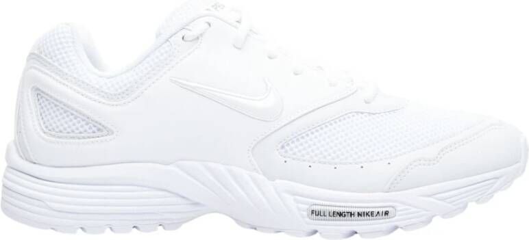 Comme des Garçons Mesh Swoosh Rubberen Zool Sneakers White