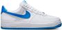 Nike Herenschoen Air Force 1 '07 White White Photo Blue- Heren White White Photo Blue - Thumbnail 1