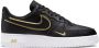 Nike Air Force 1 Low Heren Schoenen Black Leer - Thumbnail 1