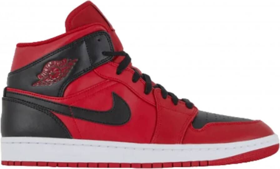 Nike Air Jordan 1 Mid Sneaker Rood Heren