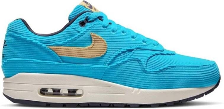 Nike Low-Top Sneakers Air Max 1 Prm Corduroy Baltic Blue Sneakers in blauw