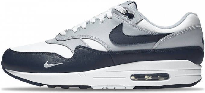 Nike Grijze leren Air Max 1 LV8 Blue Heren