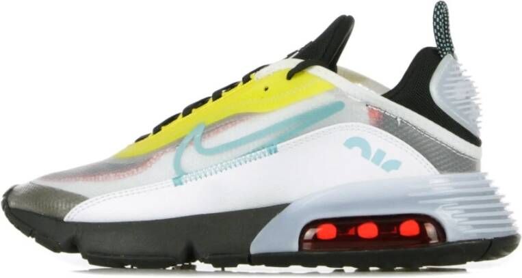 Nike Air Max 2090 Sneakers Wit Zwart Geel Multicolor Heren