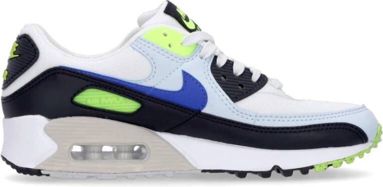 Nike Air Max 90 Lage Sneaker Blauw Wit Multicolor Dames