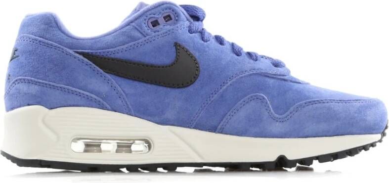 Nike Air Max 90 1 Lage Paarse Schoenen Blue Heren