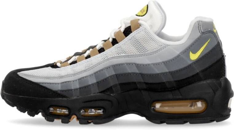 Nike Air Max 95 Sneakers Wit Geel Strike Wolf Grijs Koel Grijs Gray Heren