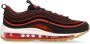 Nike Air Max 97 Lage Sneaker Zwart Rood Wit Red Heren - Thumbnail 1