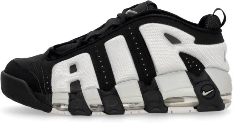 Nike Air More Uptempo Low Zwarte Sneakers Black Heren