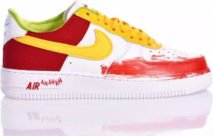 Nike Ambachtelijke Wit Geel Rood Sneakers Multicolor Heren