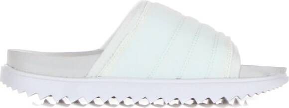 Nike Asuna Slide Pantoffels in Dust Wit White Dames