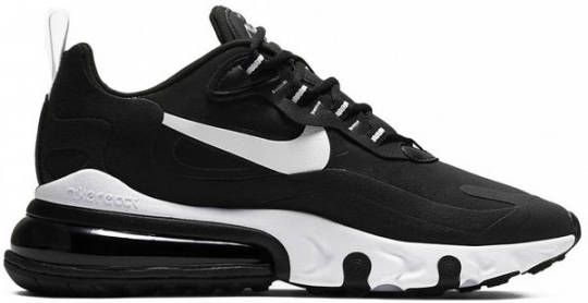 Nike Air Max 270 React Dames Schoenen Black Textil Synthetisch Foot Locker