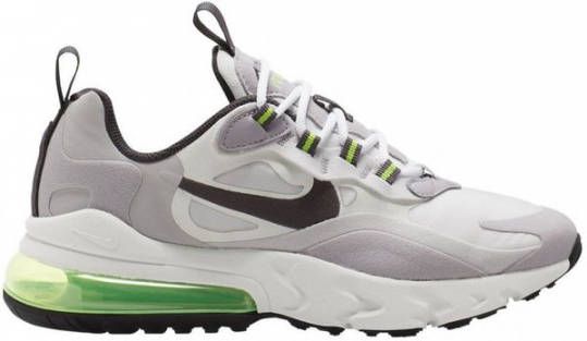 Nike AIR MAX 270 REACT ( Summit White Grey Silver Lilac Electric Green) Dames kinderen