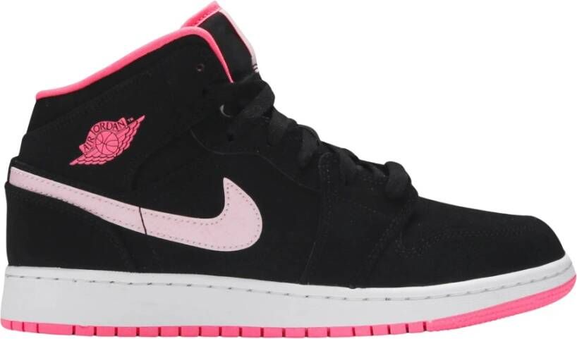 Nike Beperkte Editie Air Jordan 1 Mid Black Dames