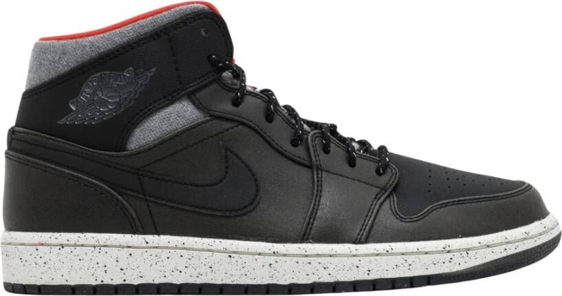 Nike Beperkte editie Air Jordan 1 Mid Black Heren