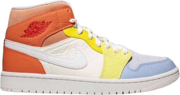 Nike Beperkte Editie Air Jordan 1 Mid Voor Mijn Eerste Coach Multicolor Heren