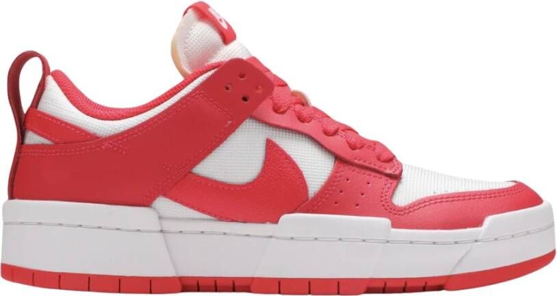 Nike Beperkte Editie Dunk Low Disrupt Rood Red Heren