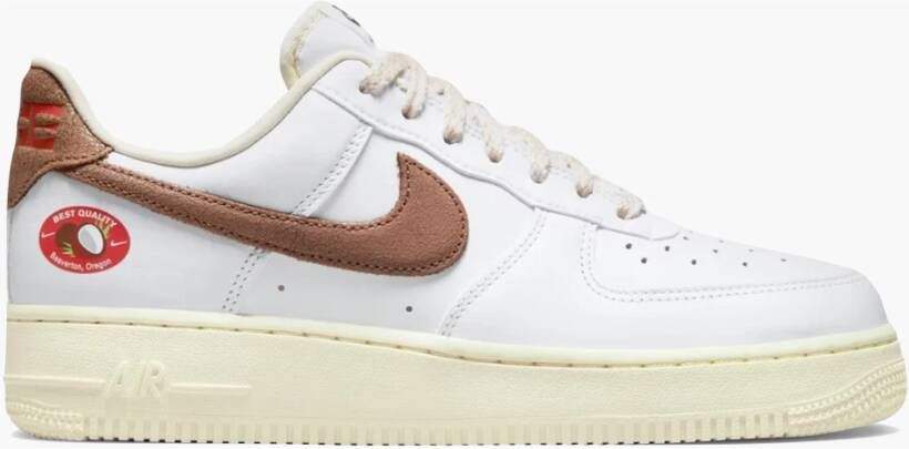 Nike Beperkte Editie Kokos Air Force 1 White Heren