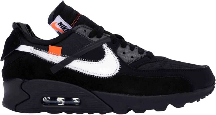 Nike Beperkte Editie Off-White Zwart Air Max 90 Black Heren