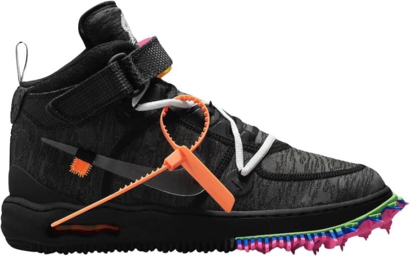 Nike Beperkte Editie Off-White Zwarte Sneakers Black Heren