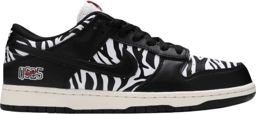 Nike Beperkte Editie Quartersnacks Zebra Dunk Multicolor Heren