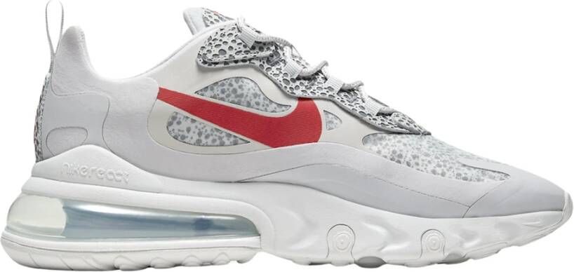 Nike Beperkte Editie React Safari Grijs Rood Gray Heren