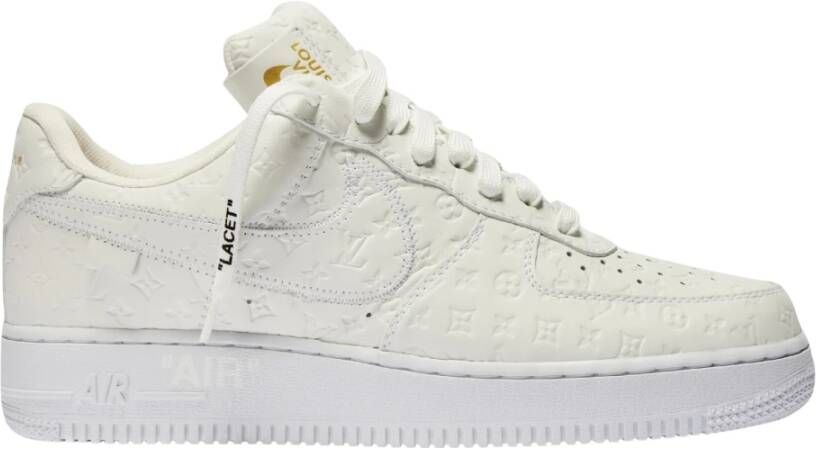 Nike Beperkte oplage Air Force 1 Low Wit Beige Heren