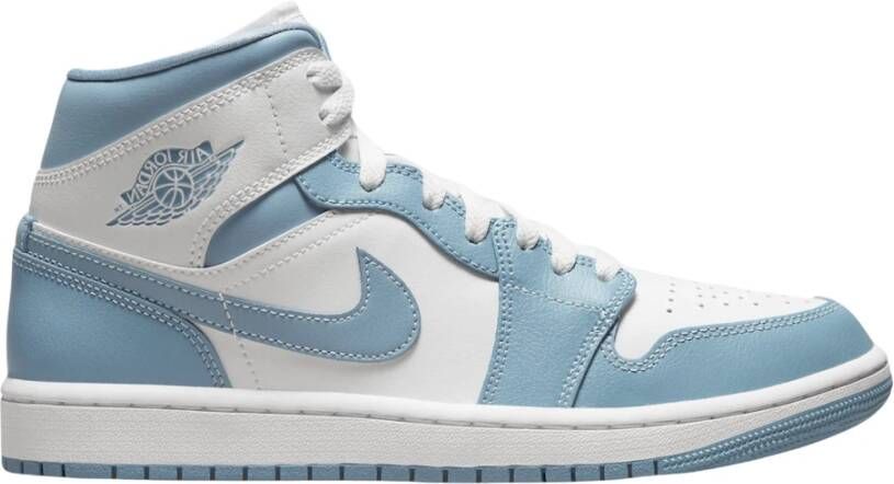 Nike Beperkte oplage Air Jordan 1 Mid UNC Blue Dames Schoenen