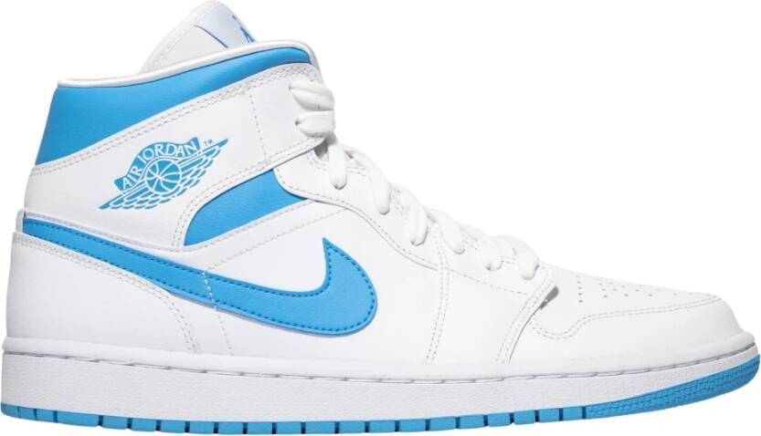 Nike Beperkte oplage Air Jordan 1 Mid UNC White Heren