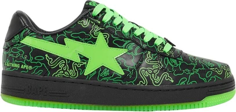 Nike Beperkte oplage Bape Sta Razer Zwart Groen Multicolor Heren