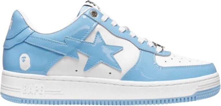 Nike Beperkte oplage Blauwe Bape Sta Low Blue Heren