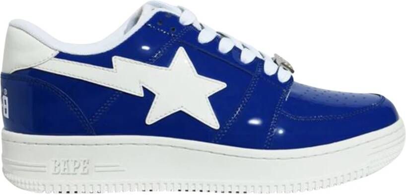 Nike Beperkte Oplage Blauwe Bape Sta Sneakers Blue Heren