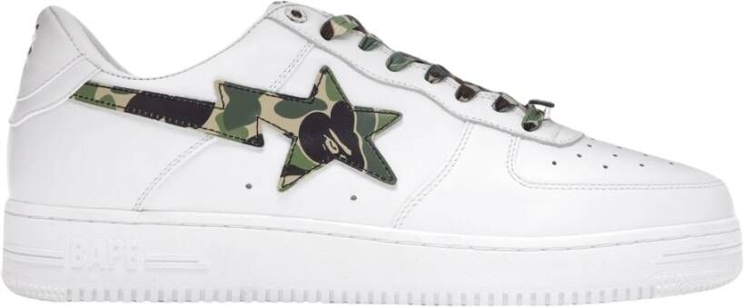 Nike Beperkte oplage Camo Bape Sta Low White Heren