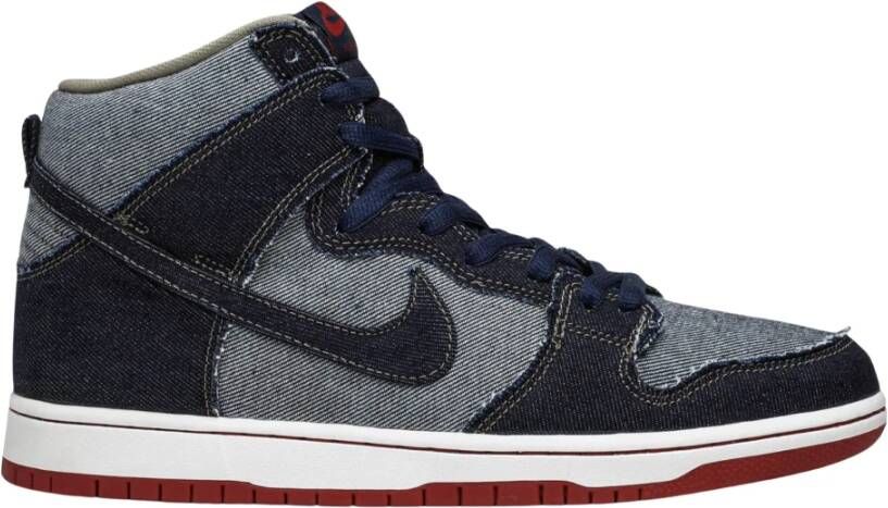 Nike Beperkte oplage Denim High Top Sneakers Multicolor Heren