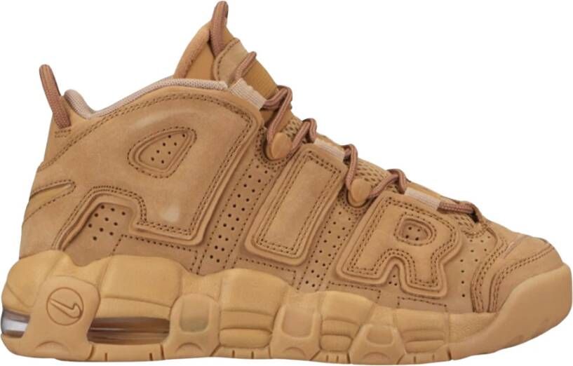 Nike Beperkte oplage Flax Air More Uptempo Brown Dames