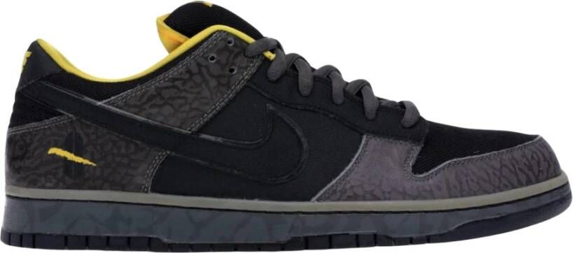 Nike Beperkte Oplage Gele Rand Sneakers Black Heren