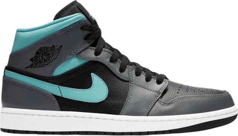 Nike Beperkte oplage Grijs Aqua Air Jordan 1 Mid Gray Heren