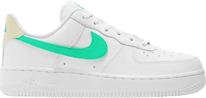 Nike Beperkte Oplage Groene Gloed Lage Top White Heren