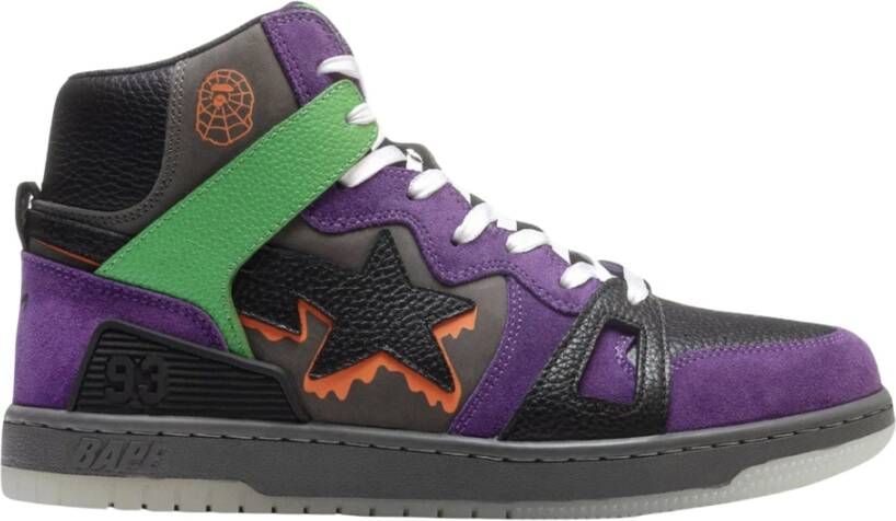 Nike Beperkte oplage Halloween Bape Sta 93 Hi Multicolor Heren