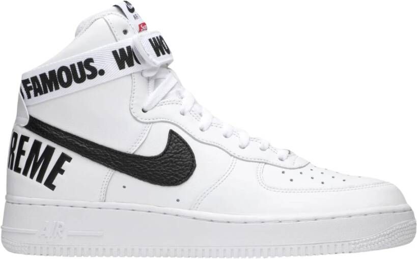 Nike Beperkte oplage High Supreme World Famous White Heren